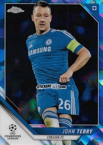 Sticker John Terry - Champions League Chrome 2021-2022. Sapphire Edition n. L-5 - Topps