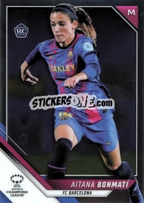 Sticker Aitana Bonmati - UEFA Women’s Champions League Chrome 2021-2022 n. 15 - Topps