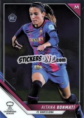 Cromo Aitana Bonmati - UEFA Women’s Champions League Chrome 2021-2022 - Topps