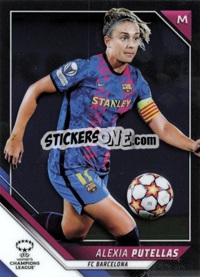 Sticker Alexia Putellas - UEFA Women’s Champions League Chrome 2021-2022 - Topps