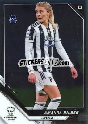 Sticker Amanda Nilden - UEFA Women’s Champions League Chrome 2021-2022 - Topps