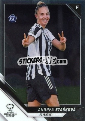 Sticker Andrea Staskova - UEFA Women’s Champions League Chrome 2021-2022 n. 24 - Topps