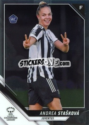 Sticker Andrea Staskova - UEFA Women’s Champions League Chrome 2021-2022 - Topps