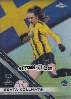 Sticker Beata Kollmats - UEFA Women’s Champions League Chrome 2021-2022 - Topps