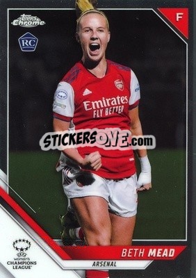 Sticker Beth Mead - UEFA Women’s Champions League Chrome 2021-2022 n. 52 - Topps
