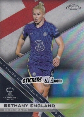 Cromo Bethany England - UEFA Women’s Champions League Chrome 2021-2022 n. FF-11 - Topps