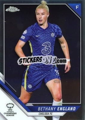 Sticker Bethany England - UEFA Women’s Champions League Chrome 2021-2022 n. 18 - Topps