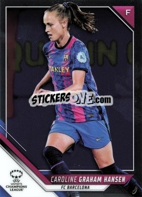 Sticker Caroline Graham Hansen - UEFA Women’s Champions League Chrome 2021-2022 - Topps