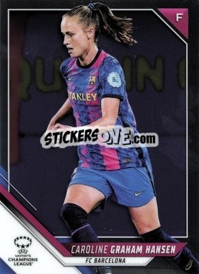 Sticker Caroline Graham Hansen - UEFA Women’s Champions League Chrome 2021-2022 n. 89 - Topps