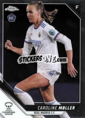 Sticker Caroline Moller - UEFA Women’s Champions League Chrome 2021-2022 - Topps