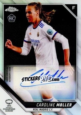 Figurina Caroline Moller - UEFA Women’s Champions League Chrome 2021-2022 n. BA-CM - Topps