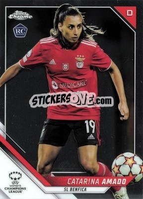 Sticker Catarina Amado - UEFA Women’s Champions League Chrome 2021-2022 - Topps