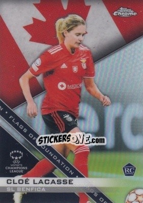 Sticker Cloe Lacasse - UEFA Women’s Champions League Chrome 2021-2022 - Topps