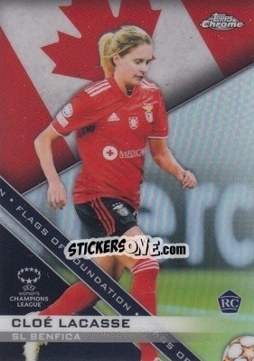 Sticker Cloe Lacasse - UEFA Women’s Champions League Chrome 2021-2022 n. FF-15 - Topps