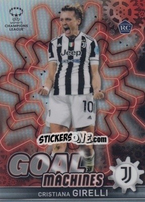 Sticker Cristiana Girelli - UEFA Women’s Champions League Chrome 2021-2022 n. GM-9 - Topps