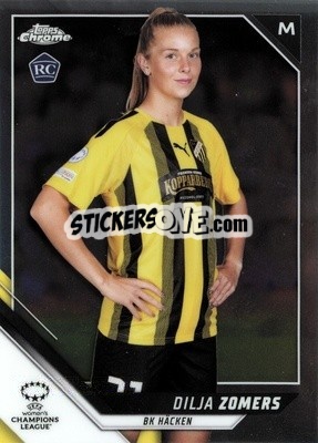 Sticker Dilja Zomers - UEFA Women’s Champions League Chrome 2021-2022 - Topps