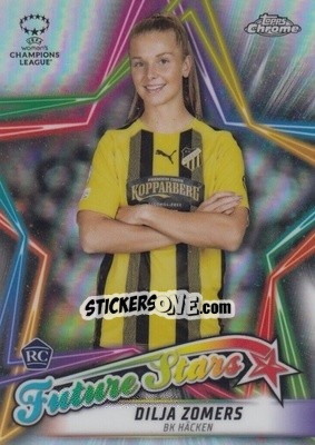 Sticker Dilja Zomers - UEFA Women’s Champions League Chrome 2021-2022 - Topps