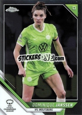 Sticker Dominique Janssen - UEFA Women’s Champions League Chrome 2021-2022 n. 48 - Topps
