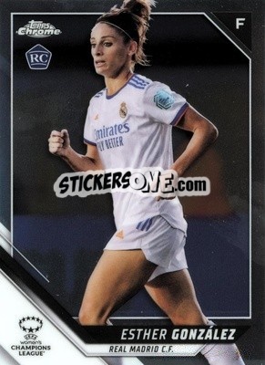 Sticker Esther Gonzalez - UEFA Women’s Champions League Chrome 2021-2022 - Topps