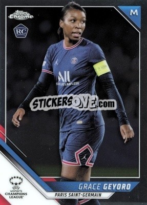 Sticker Grace Geyoro - UEFA Women’s Champions League Chrome 2021-2022 n. 95 - Topps