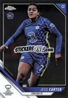 Cromo Jess Carter - UEFA Women’s Champions League Chrome 2021-2022 n. 23 - Topps