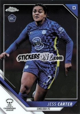 Sticker Jess Carter - UEFA Women’s Champions League Chrome 2021-2022 - Topps