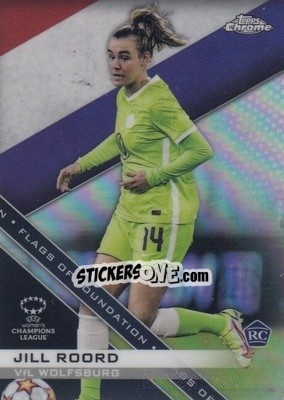 Sticker Jill Roord - UEFA Women’s Champions League Chrome 2021-2022 n. FF-9 - Topps