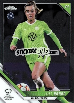 Sticker Jill Roord - UEFA Women’s Champions League Chrome 2021-2022 n. 16 - Topps