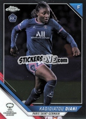 Sticker Kadidiatou Diani - UEFA Women’s Champions League Chrome 2021-2022 n. 5 - Topps