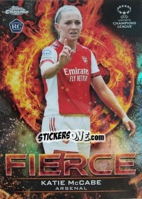 Sticker Katie McCabe - UEFA Women’s Champions League Chrome 2021-2022 n. F-5 - Topps