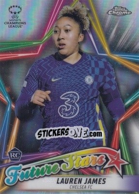 Sticker Lauren James - UEFA Women’s Champions League Chrome 2021-2022 n. FS-15 - Topps