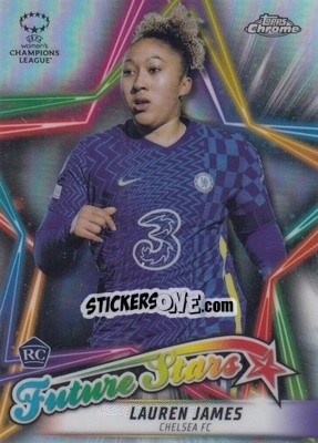 Sticker Lauren James - UEFA Women’s Champions League Chrome 2021-2022 - Topps