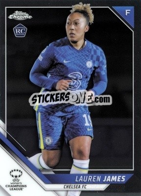 Sticker Lauren James - UEFA Women’s Champions League Chrome 2021-2022 n. 47 - Topps