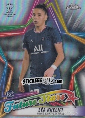 Sticker Lea Khelifi - UEFA Women’s Champions League Chrome 2021-2022 - Topps