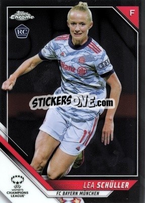 Sticker Lea Schuller - UEFA Women’s Champions League Chrome 2021-2022 - Topps