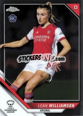 Sticker Leah Williamson - UEFA Women’s Champions League Chrome 2021-2022 n. 38 - Topps
