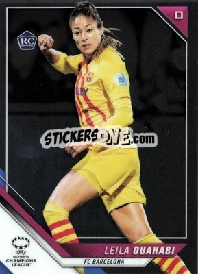Sticker Leila Ouahabi - UEFA Women’s Champions League Chrome 2021-2022 - Topps