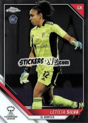 Sticker Leticia Silva - UEFA Women’s Champions League Chrome 2021-2022 - Topps