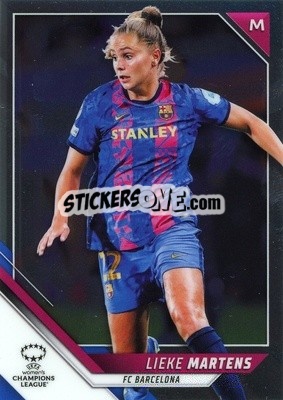 Figurina Lieke Martens - UEFA Women’s Champions League Chrome 2021-2022 - Topps