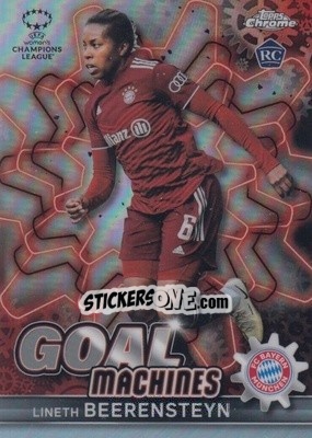 Sticker Lineth Beerensteyn - UEFA Women’s Champions League Chrome 2021-2022 n. GM-7 - Topps