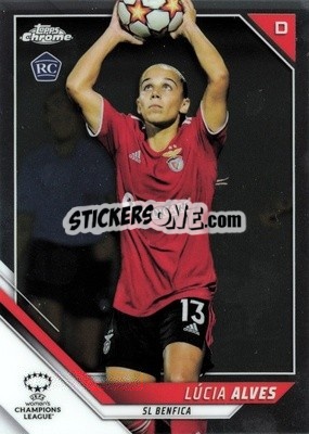 Sticker Lucia Alves - UEFA Women’s Champions League Chrome 2021-2022 n. 8 - Topps
