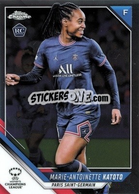 Sticker Marie-Antoinette Katoto - UEFA Women’s Champions League Chrome 2021-2022 - Topps
