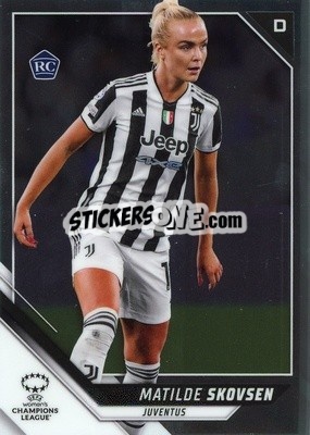 Sticker Matilde Skovsen - UEFA Women’s Champions League Chrome 2021-2022 n. 28 - Topps