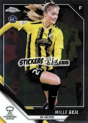 Sticker Mille Gejl - UEFA Women’s Champions League Chrome 2021-2022 - Topps