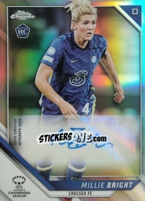Sticker Millie Bright - UEFA Women’s Champions League Chrome 2021-2022 n. BA-MB - Topps