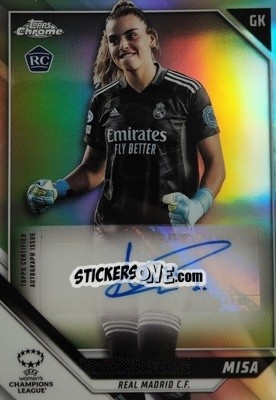 Sticker Misa - UEFA Women’s Champions League Chrome 2021-2022 n. BA-M - Topps