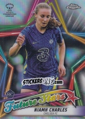 Sticker Niamh Charles - UEFA Women’s Champions League Chrome 2021-2022 n. FS-11 - Topps