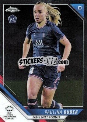 Figurina Paulina Dudek - UEFA Women’s Champions League Chrome 2021-2022 n. 40 - Topps