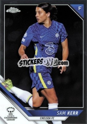 Sticker Sam Kerr - UEFA Women’s Champions League Chrome 2021-2022 n. 50 - Topps
