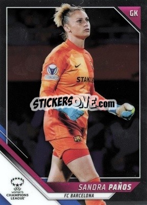 Sticker Sandra Panos - UEFA Women’s Champions League Chrome 2021-2022 n. 6 - Topps